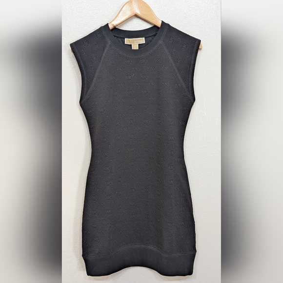 Michael Kors Dresses & Skirts - Raglan Sleeve Logo Jacquard Sweater Dress